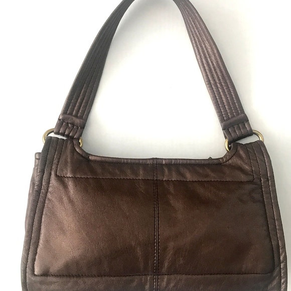 Kooba Copper Toned Genuine Leather Shoulder Purse main image 3